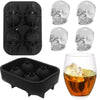 Image of Silicone Bones Skull Ice Cube Mold Kitchen Chocolate Tray Silicone Cake Candy Mould Cooking Tools - Shopiment