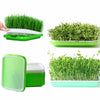 Image of Double-Layer Seed Sprout Nursery Pots Hydroponics Basket Flower Plant Germination Tray Box - Shopiment