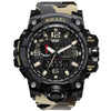 Image of Men Military Watch 50m Waterproof Wristwatch LED Quartz Clock Sport Watch - Shopiment