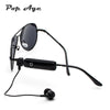 Image of Men Women Smart Stereo Bluetooth Driving Sun glasses Calling Round USB earphone Oculus - Shopiment