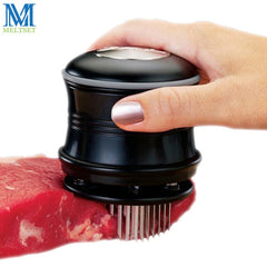 Professional Meat Tenderizer Needle With 56 Stainless Steel Blades Kitchen Cooking Tools Tender Meat Hammer - Shopiment