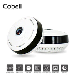 Wifi IP Camera Home Security Wireless 360 Degree Panoramic CCTV Camera Night Vision - Shopiment