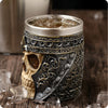 Image of 3D Skull Mug Coffee Tea Skull Knight Tankard Dragon Drinking Double Wall Stainless Steel Cup - Shopiment