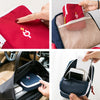 Image of Travel Cable Charger - USB Earphone Kit Case Women Messenger Cosmetic Bags Pouch - Shopiment