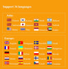 Image of GLOBAL translator 34 languages Two-way translation Simultaneous interpreter Instant translation - Shopiment