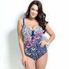 Image of One Piece Swimsuit Flower Printed Swimwear Women - Shopiment