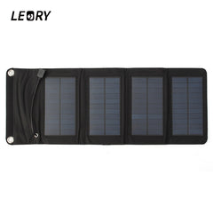 7W USB Solar Power Bank Portable Solar Panels Battery Charger Camping Travel Folding For Phone Charging Kits