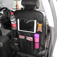 Car Backseat Organiser Auto Storage Bag Vehicle Back Seat Storage Holder with PVC Touch Screen Film - Shopiment