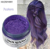 Image of Fashion Unisex Colour Hair Wax Dye Colour Styling Temporary Colours Cream - Shopiment