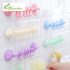 Image of Adjustable Hook Rack Double Suction Cup Towel Rack Hanging Shelves Hook Holders Lock Type Sucker Hook - Shopiment