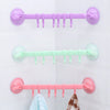 Image of Adjustable Hook Rack Double Suction Cup Towel Rack Hanging Shelves Hook Holders Lock Type Sucker Hook - Shopiment