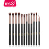 Image of 12PieceEyeshadow Makeup Brushes Set Pincel Maquiagem Blending Make Up Brushes - Shopiment