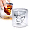 Image of Halloween Skull Double Transparent Glass Beer Cup For the Home Bar Beer Water and Party Hotel Wedding Glasses Gift Drinkware - Shopiment