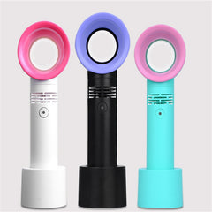 Portable USB Rechargeable Bladeless Fan Without blade With 3 Fan Speed Level - Shopiment