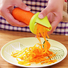 Carrot Radish Cutter Gadget Funnel Model Vegetable Shred Device Spiral Slicer Kitchen Tool kitchen Accessories - Shopiment