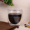 Image of Double Coffee Mugs 250m With the Handle Mugs Drinking Insulation Double Wall Glass Tea Cup Creative Gift Drinkware Milk - Shopiment