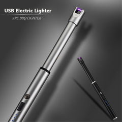 BBQ USB Electronic Lighter Women Kitchen Gadgets Portable Functional Candle Lighter Cigarette Smoking Tool