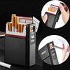 Image of Usb Lighter Electric Cigarette Case Over Windproof Rechargeable Flameless Lighter - Plasma Lighter - Shopiment