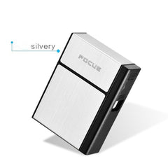 Usb Lighter Electric Cigarette Case Over Windproof Rechargeable Flameless Lighter - Plasma Lighter