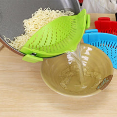 Silicone Anti-spill Pot Strainers Liquid Funnel Baking Batter Deflector Anti-spill Drain Pans Kitchen Cooking Tool - Shopiment