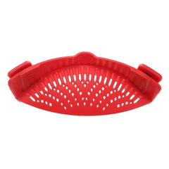 Silicone Anti-spill Pot Strainers Liquid Funnel Baking Batter Deflector Anti-spill Drain Pans Kitchen Cooking Tool