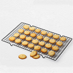 Nonstick Metal Cake Cooling Rack Net Cookies Biscuits Bread Muffins Drying Stand Cooler Holder Kitchen Baking Tools 25*40cm - Shopiment