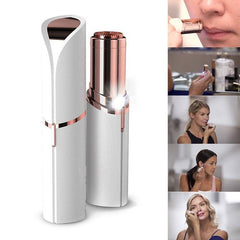 Epilator Wax Hair Remover Razor Body Face Electric Hair Removal Painless Lipstick Shaving Tool Women - Shopiment