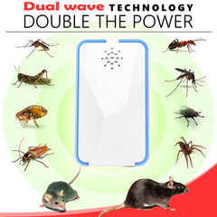 Multi-function Ultrasonic Electronic Mosquito Fly Bug Repeller Killer Mice Spiders Repeller Insecticide Intelligent Home Product - Shopiment